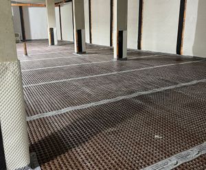 Waterproofing design and installation for large-scale basement