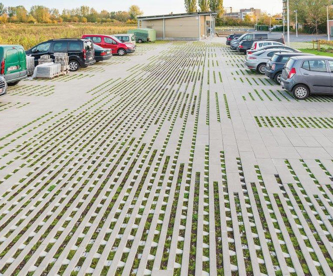 Hydro Lineo and XL - concrete grass pavers for grassed areas