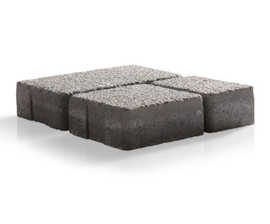 Ecogranite Aquasett permeable concrete block paving