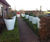Premium Round Tapered fibreglass planter 1