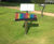 Outdoor musical instruments - country house wedding venue garden 2