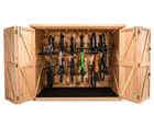 V-shed vertical space-saving bike shed and general storage unit