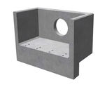 R20B rectangular, single-piece concrete headwalls