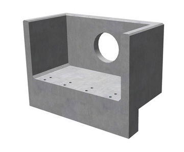 R20B rectangular, single-piece concrete headwalls