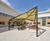 Vela 150 sail canopies for cafe area at Technology Park 1