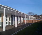 Custom-made covered walkways 