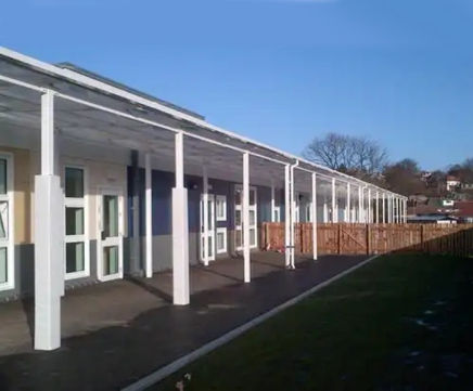 Custom-made covered walkways 