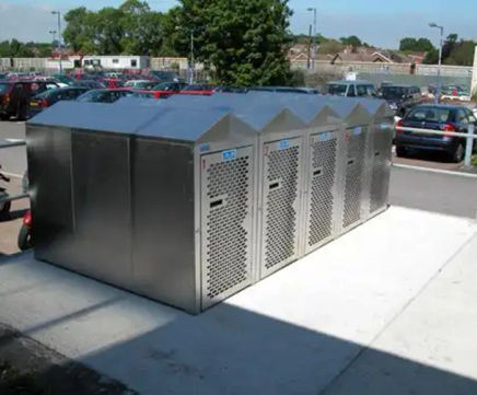 Rail industry approved cycle lockers