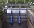 Stainless stell channel mounted penstocks