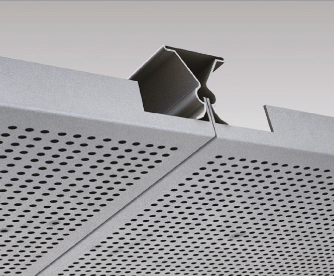 TVS Acoustic Metal Clip-In acoustic tile system