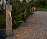 Eye (Wired) - timber outdoor bollard lighting - on this page