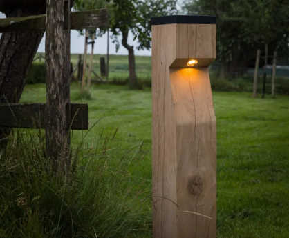 Eye 93002 solar-powered illuminated timber bollard