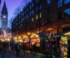 Timber retail chalets for Manchester Christmas Market