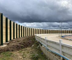 Timber acoustic barriers reduce stadium noise for new housing