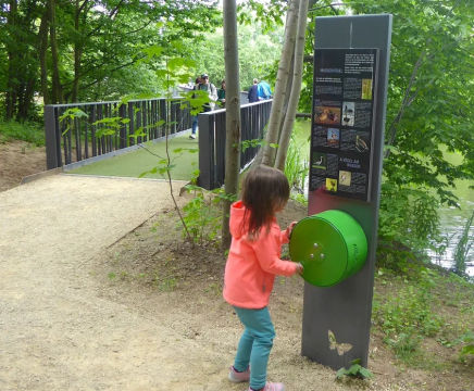 Interactive signage for park's garden festival - Germany