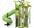 Ka'Yop Maxi Unit - steel playground tower with slide and climbing features 4