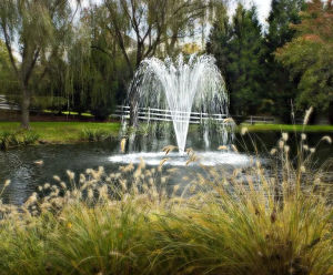 Spectacular fountains for day or night