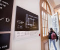 Interior and exterior orientation signage for French university