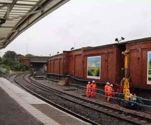 Piles increase load-bearing capacity for railway station upgrade