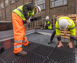 ACO RoofBloxx attenuation system for green / blue roofs