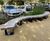 Exeter EX007 Bench - curved contemporary timber outdoor bench 1