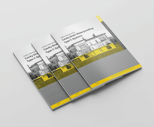 Delta updates Type C Cavity Drain Waterproofing brochure 