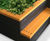 Plaswood recycled plastic raised bed planter with seat 1