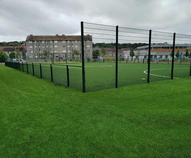 Fencing and all-weather sports pitch - Balgarthno Campus