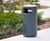 Zenith® - contemporary stainless steel litter bin 0