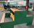 Bespoke iroko and steel tiered seating for leisure centre - London 2