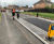Traffic islands and combination table slow down speeding drivers 2