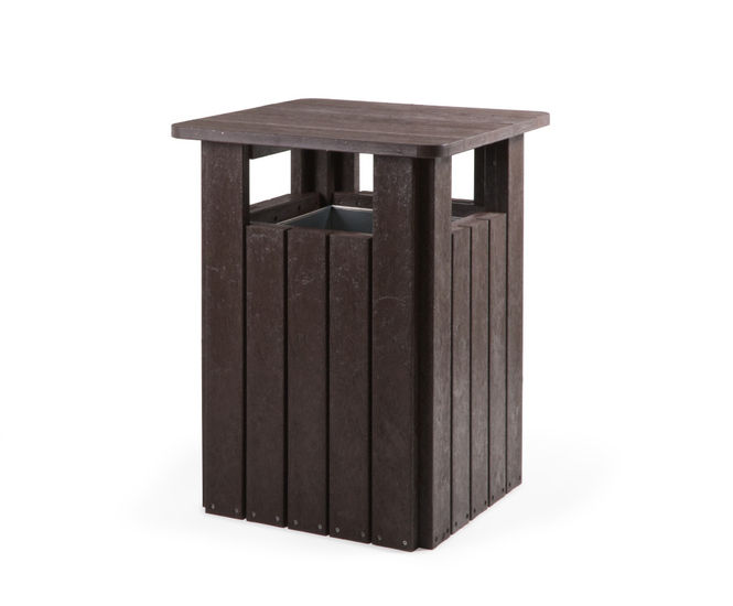 Thriplow recycled plastic litter bin