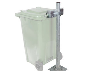 Wheelistat wheelie bin locking station