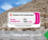 Soils and Aggregates: MCM achieve ISO9001 Quality Certification - on this page