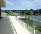 Marano modular aluminium post and glass handrail systems