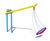 Pendulum Swing with Basket Seat - steel playground swing for group play 2