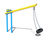 Pendulum Swing with Basket Seat - steel playground swing for group play 4