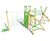 Forest multiplay systems - timber playground climbing and slide system 2