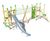 Forest multiplay systems - timber playground climbing and slide system 3