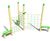 Forest multiplay systems - timber playground climbing and slide system 4