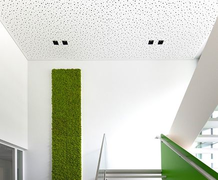 Stratopanel seamless acoustic gypsum ceiling panel