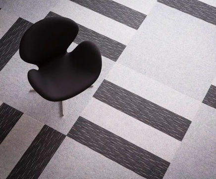 Array commercial carpet tiles
