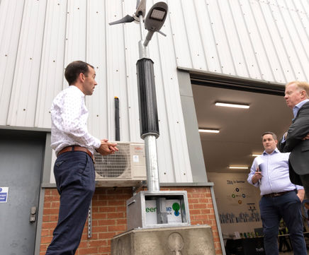 ReLuminate standalone off-grid streetlight utilised for HS2