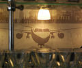 Bespoke mural, Servisair lounge, Gatwick