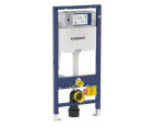 Geberit Duofix wall-hung WC frame H112 and Omega cistern