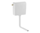 Geberit cistern type 123, low-mounted, pneumatic flush