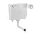 Cistern for low height furniture, pneumatic, dual flush