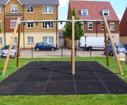 EcoSmart grass mats for play areas