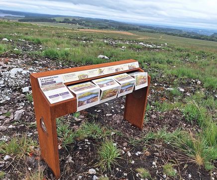 Interactive signage for Monts d'Arrée mountain range, France