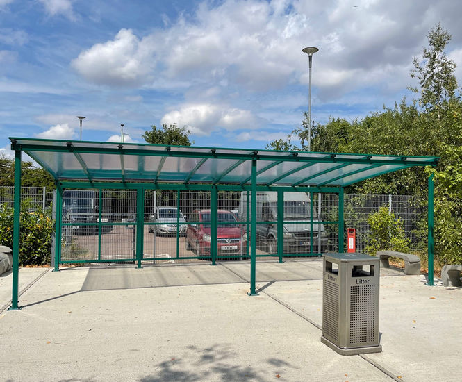 Bespoke Freestanding Shelter for Suffolk One, Ipswich